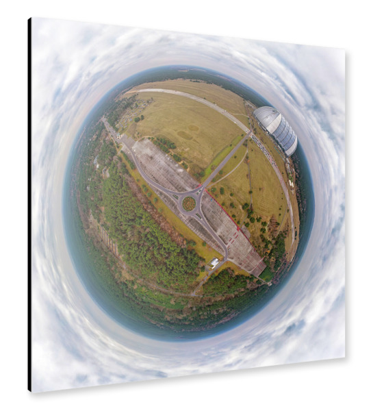 Alu-Dibond "Tropische Insel - Kreisverkehr" 30x30 cm artboxONE