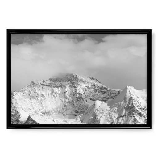 Jungfrau in schwarzweiss
