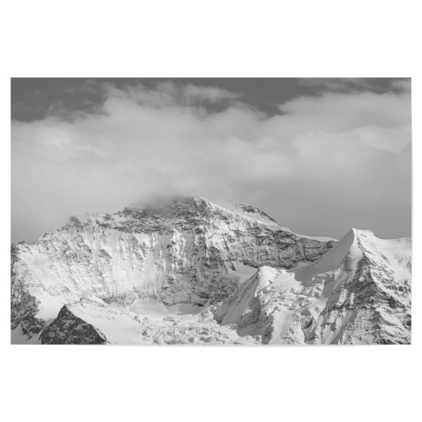Poster 30x20 cm "Jungfrau in schwarzweiss" artboxONE - Natur,Reise,Reise / Länder