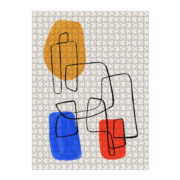 Puzzle Ravensburger "Ejaaz Haniff - Primary Circuit" artboxONE - Abstrakt,Geometrie