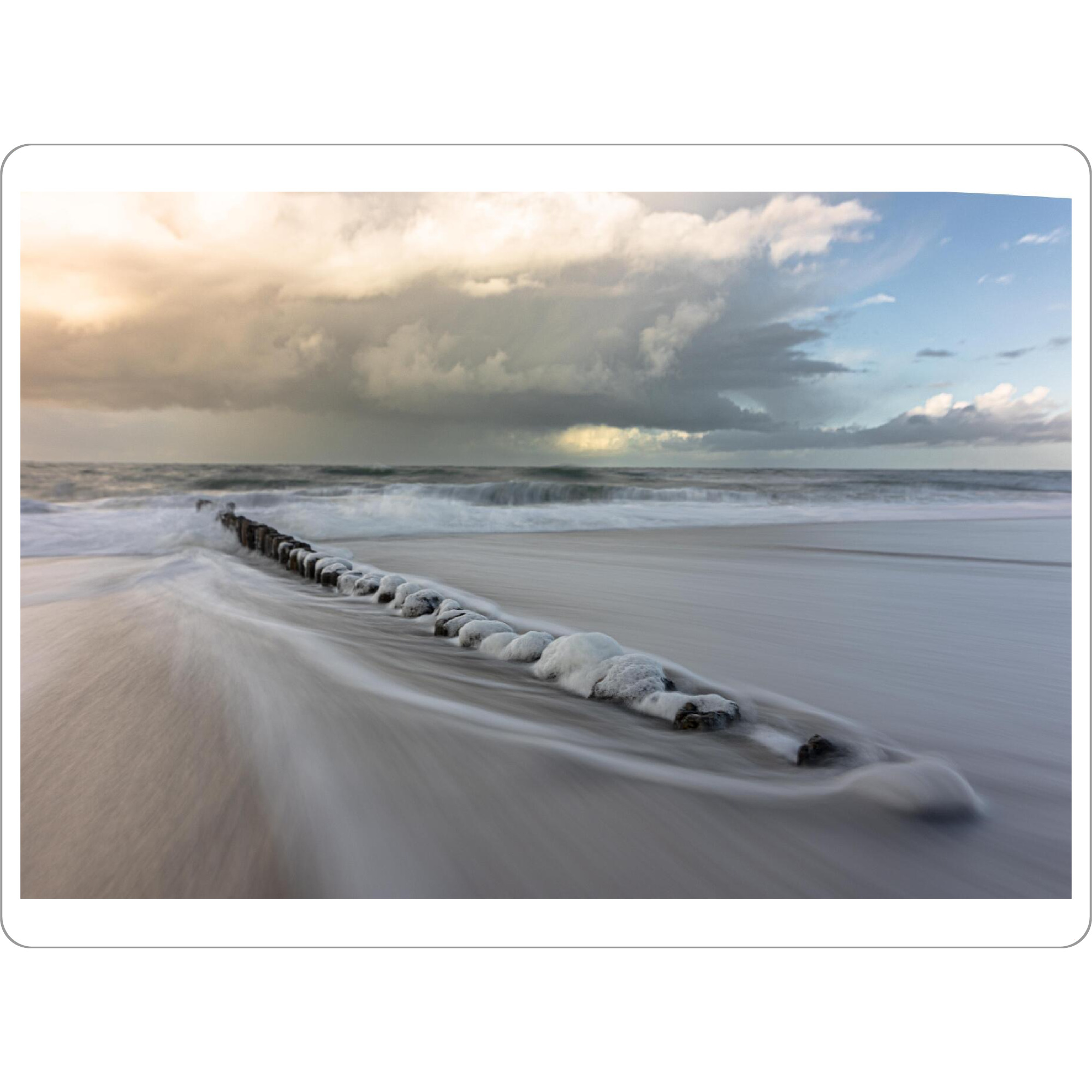 Tischset "Weiche Wellen - Sylt" artboxONE - Reise / Strand und Meer