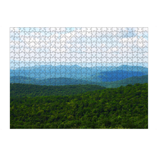 Puzzle Ravensburger "Die blauen Berge von Virigina" artboxONE - Natur,Reise,Reise / Länder