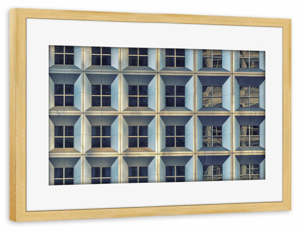 Poster mit Rahmen kiefer "Facade Architecture" artboxONE - Städte,Reise,Architektur,Städte / Paris,Reise / Länder