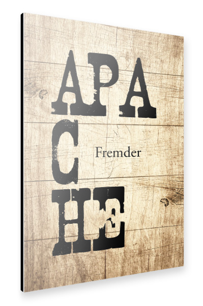 Alu-Dibond "Apache - Definition" 30x20 cm artboxONE