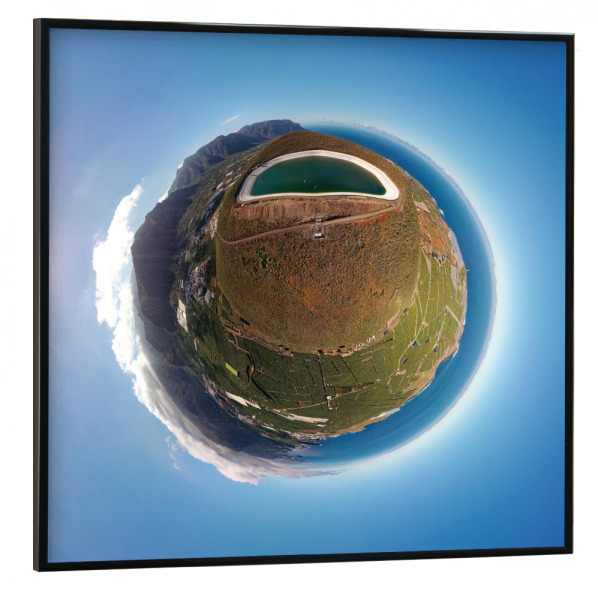 Poster mit schwarzem Rahmen 30x30 cm "Teneriffa - Montana Taco; Osthang" artboxONE - Städte,Natur,Reise,Architektur,Reise / Strand und Meer
