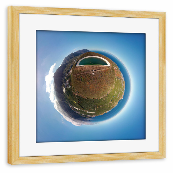 Poster mit Rahmen kiefer "Teneriffa - Montana Taco; Osthang" artboxONE - Städte,Natur,Reise,Architektur,Reise / Strand und Meer