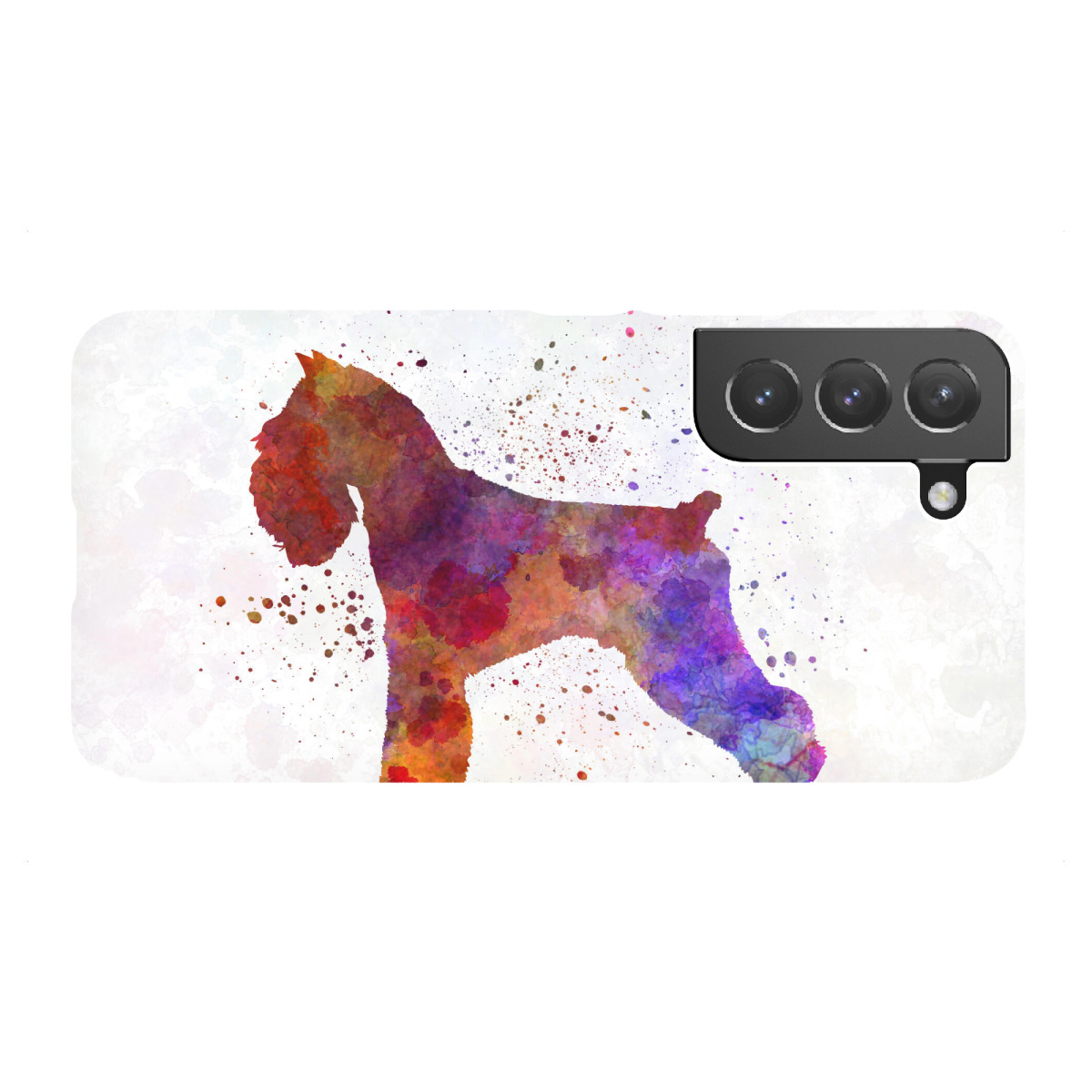 "Schnauzer dog in watercolor"für Samsung Galaxy - Premium-Case Handyhülle artboxONE
