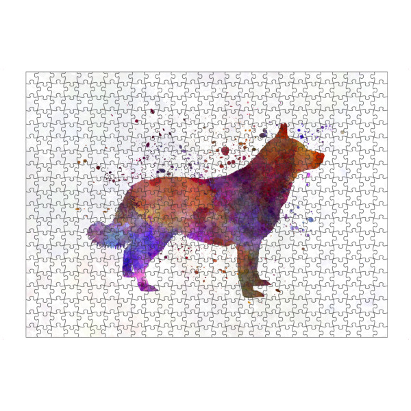 artboxONE Puzzle "Lapponian Herder in watercolor" artboxONE - Tiere,Abstrakt