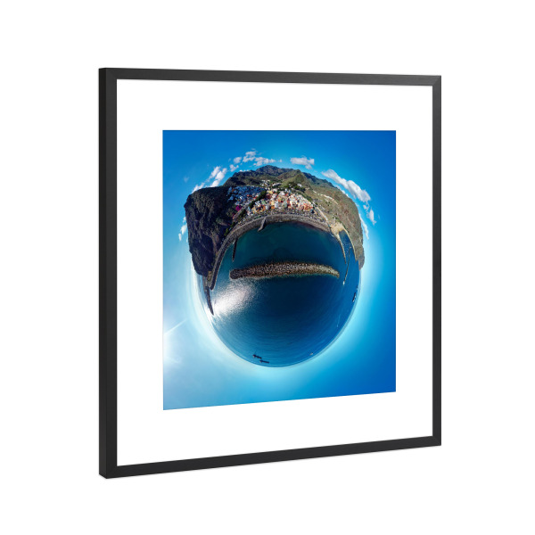 Poster mit Rahmen Schwarz (Metallic) "Teneriffa - San Andrés; midi" artboxONE - Städte,Natur,Reise,Reise / Strand und Meer,Reise / Länder