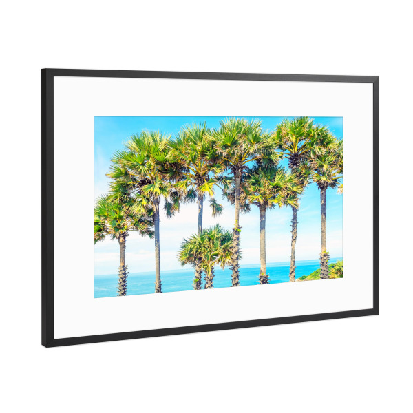 Poster mit Rahmen Schwarz (Metallic) "Phuket View" artboxONE - Natur,Reise,Reise / Strand und Meer,Reise / Asien,Reise / Länder