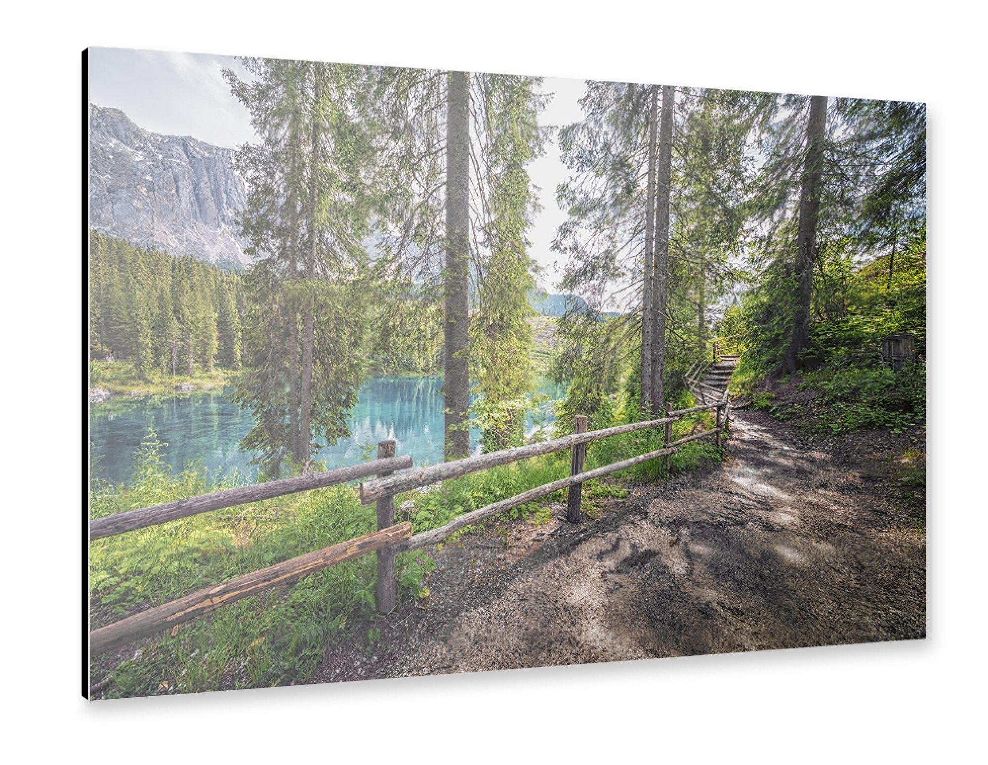 Alu-Dibond "A journey in the Dolomites" 75x50 cm artboxONE