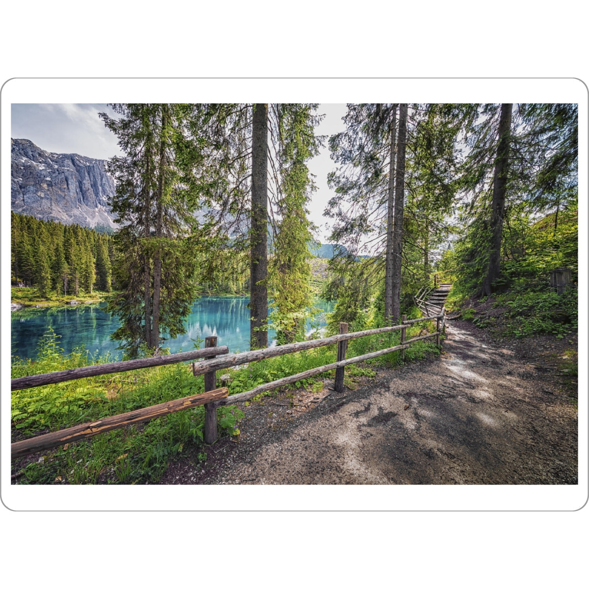 Tischset "A journey in the Dolomites" artboxONE - Natur,Reise,Reise / Länder,Für Mama