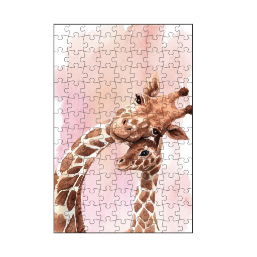 Giraffen Mama & Jungtier