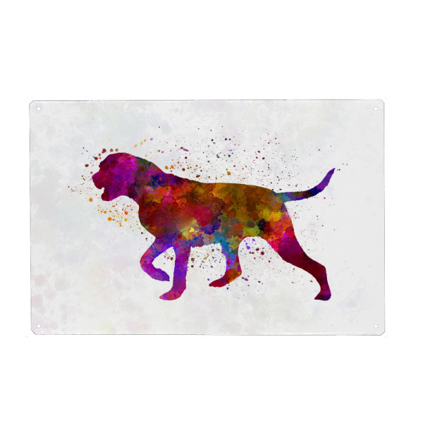 Holzbild "Portuguese Pointer in watercolor" artboxONE - Tiere,Abstrakt