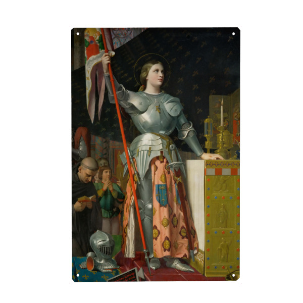 Metall Poster "Johanna von Orléans - Kathedrale" artboxONE - Menschen