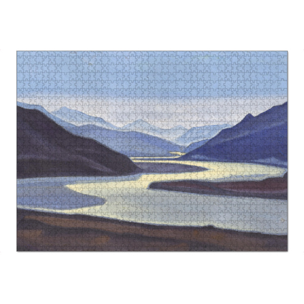 Puzzle Ravensburger "Nicholas Roerich - Brahmaputra" artboxONE - Natur,Reise