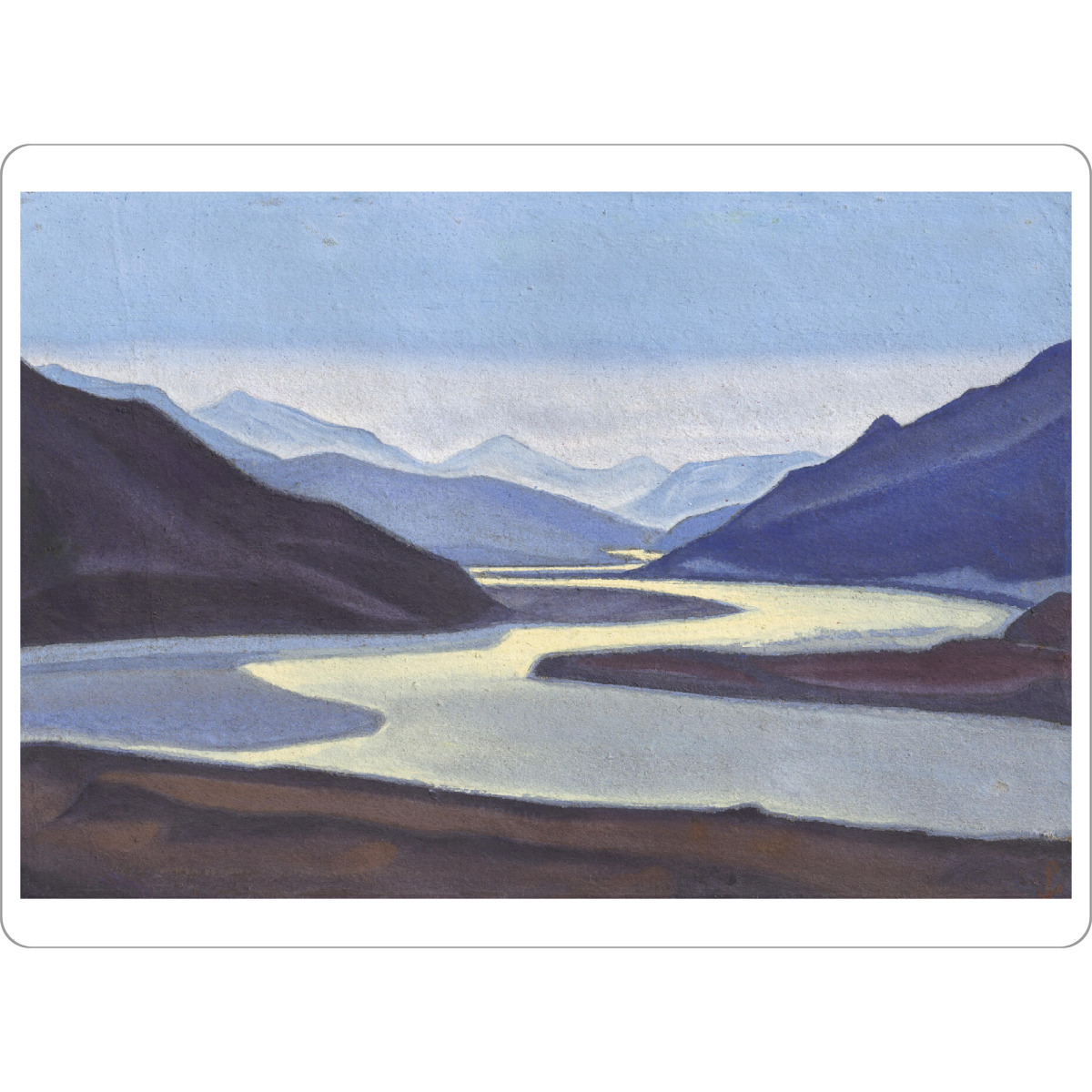 Tischset "Nicholas Roerich - Brahmaputra" artboxONE - Natur,Reise