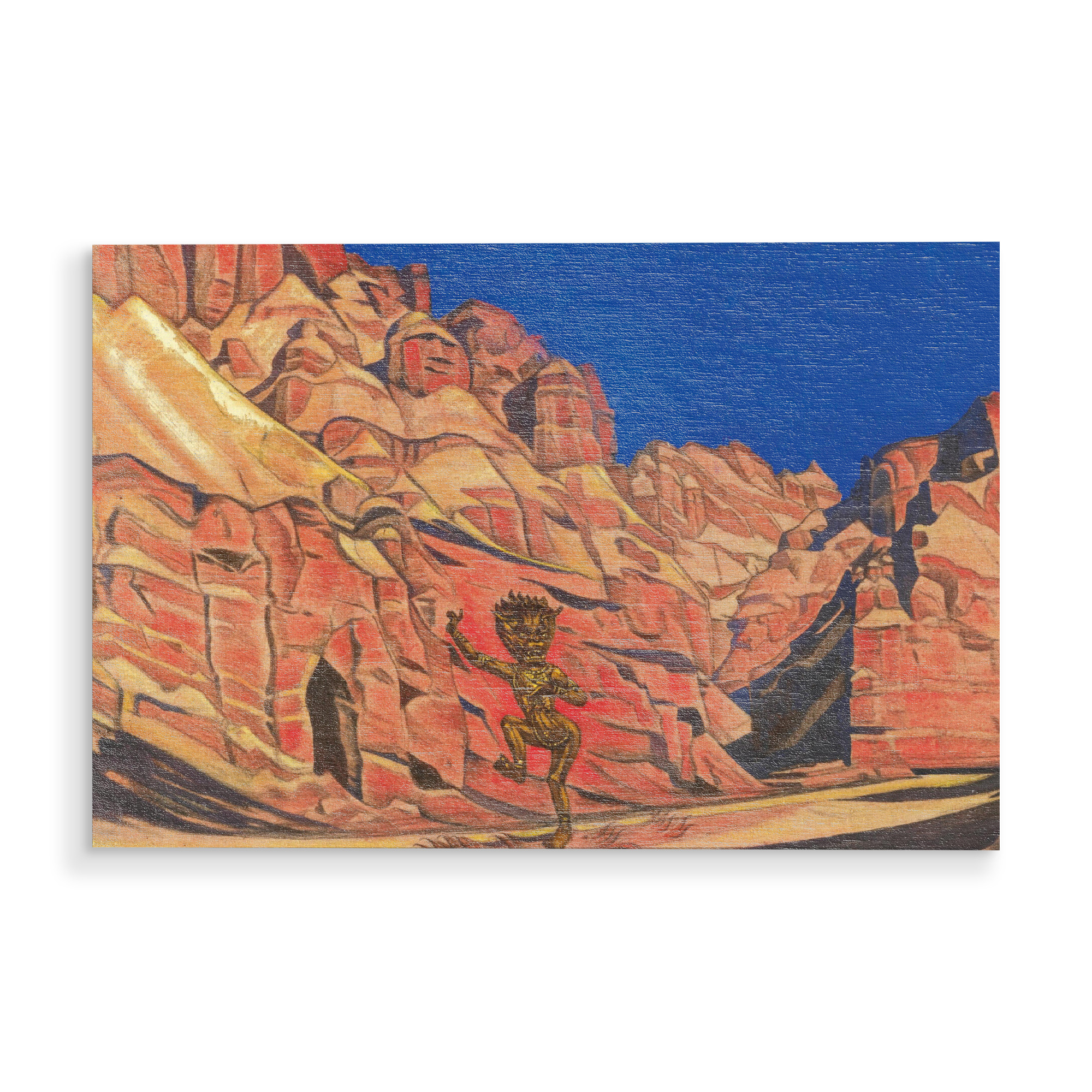 Holzbild "Nicholas Roerich - Lhamo" artboxONE - Natur,Reise