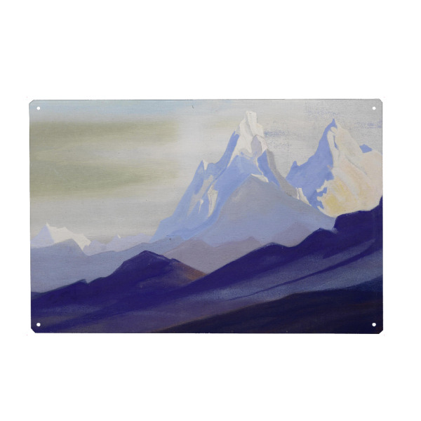 Holzbild "Nicholas Roerich - Himalaja" artboxONE - Natur,Reise