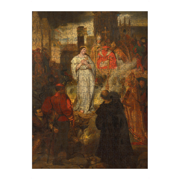 Puzzle Ravensburger "Der Tod von Jeanne d'Arc" artboxONE - Menschen