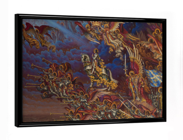 Poster mit schwarzem Rahmen "Triumph der Johanna von Orleans" artboxONE - Natur,Reise,Menschen