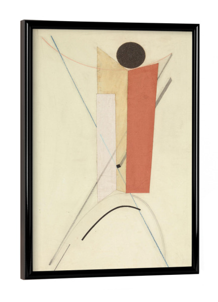 Poster mit schwarzem Rahmen "El Lissitzky Proun 43 - Abstract" artboxONE - Abstrakt,Geometrie