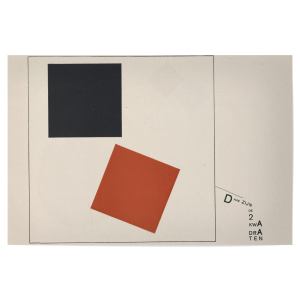 Poster 30x20 cm "El Lissitzky - About Two Squares" artboxONE - Abstrakt,Geometrie