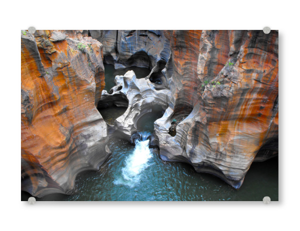 Acrylglasbild "Bourke's Luck Potholes, ZA" artboxONE - Natur,Reise,Reise / Afrika,Reise / Länder