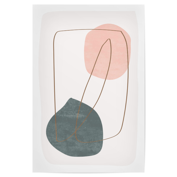 Poster 30x20 cm "Abstract Minimalist" artboxONE - Abstrakt,Geometrie - Abstract,Minimalist,Modern,Midcentury,Abstrakt,Geometrie,Geometry,Formen,Shapes