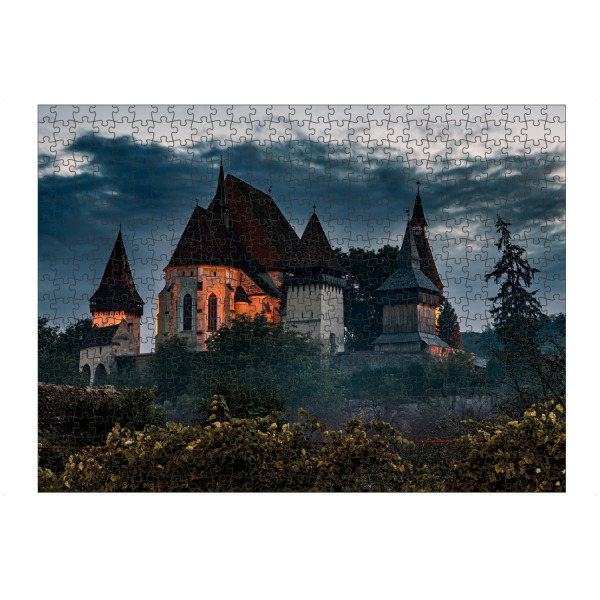 Puzzle Ravensburger "Kirchenburg Birthälm" artboxONE - Architektur,Reise / Länder