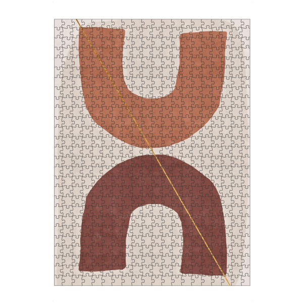 artboxONE Puzzle "Geo Abstract" artboxONE - Abstrakt,Geometrie - Abstract,Geometric,Flower,Leaf,Shape,Modern,New,Abstrakt,Geometrie,Formen
