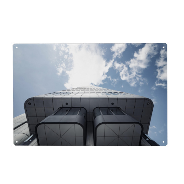 Metall Poster "Spacecraft" artboxONE - Städte,Reise,Architektur,Städte / Frankfurt,Reise / Länder