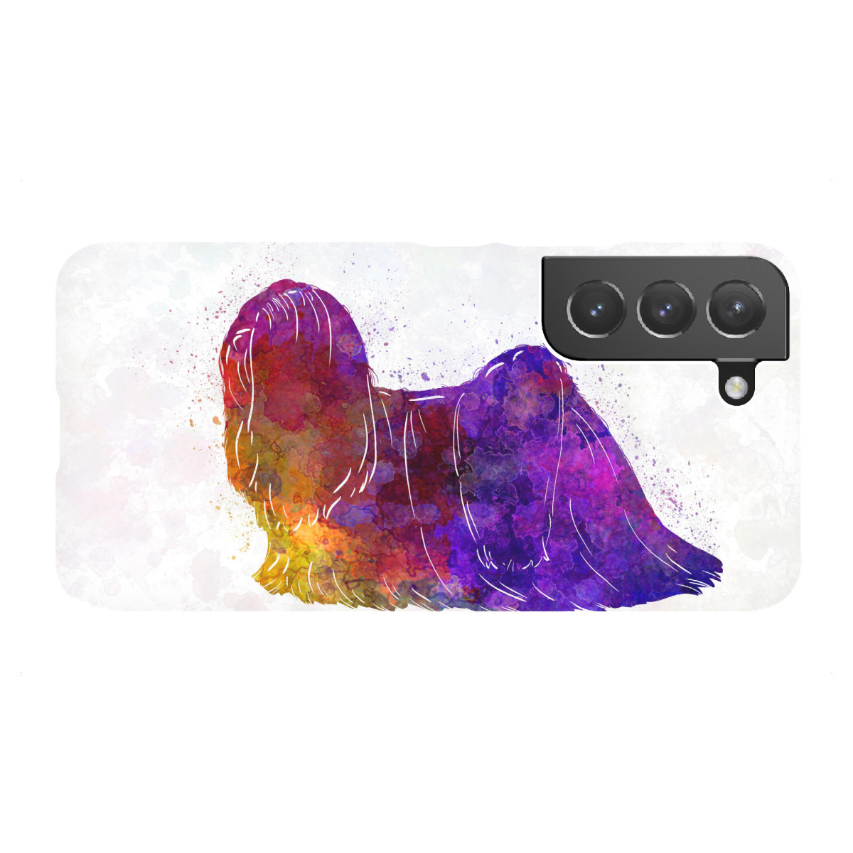 "Lhasa Apso in watercolor"für Samsung Galaxy - Premium-Case Handyhülle artboxONE