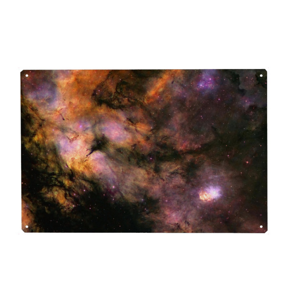 Metall Poster "Sadr Nebula" artboxONE - Natur,Galaxy