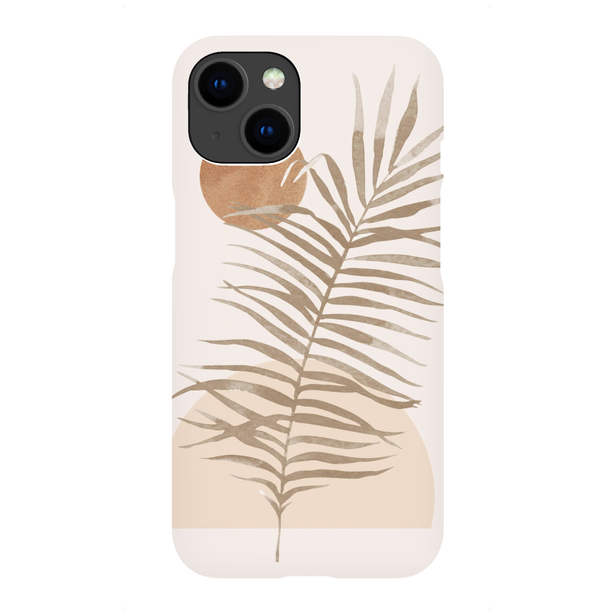iPhone "Beige Botanical" Premium-Case Handyhülle artboxONE