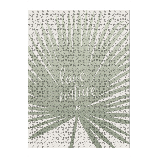 Puzzle Ravensburger "Liebe die Natur" artboxONE - Typografie,Natur,Floral