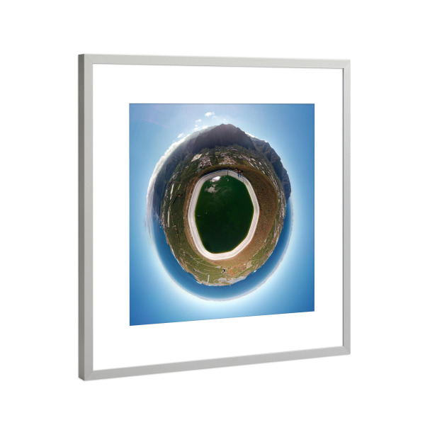 Poster mit Rahmen Silber "Teneriffa - Montana Taco; high" artboxONE - Städte,Natur,Reise,Architektur,Reise / Strand und Meer