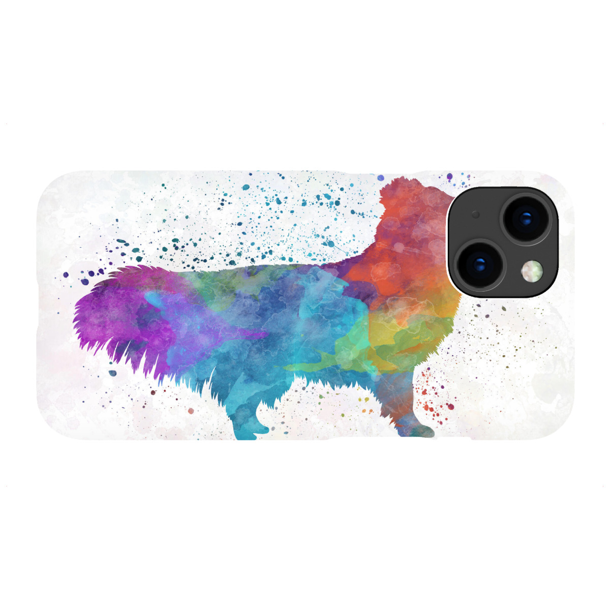 "Shetlando Seepdog in watercolor"für iPhone - Premium-Case Handyhülle artboxONE