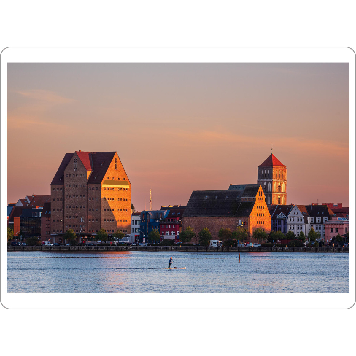 Tischset "Stand-Up Paddler" artboxONE - Natur,Reise,Architektur,Städte / Weitere