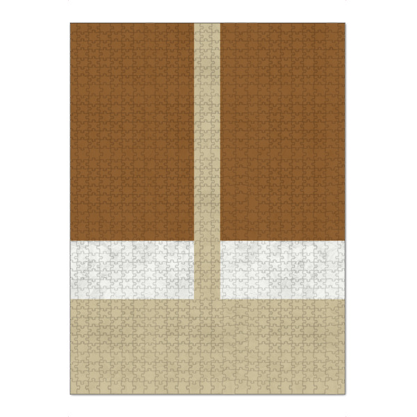 Puzzle Ravensburger "Square Beige Lines" artboxONE - Abstrakt,Geometrie