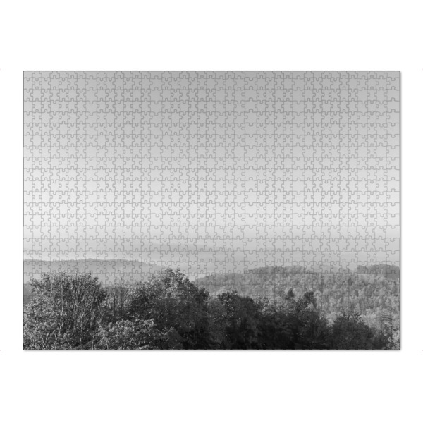 Puzzle Ravensburger "Sonnenaufgang im Nebelmeer" artboxONE - Natur,Reise,Floral,Schwarzweiß