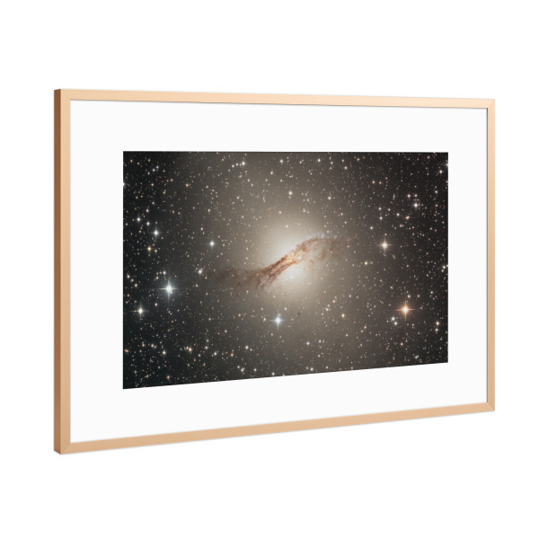 Poster mit Rahmen Kupfer "Centaurus-A" artboxONE - Galaxy