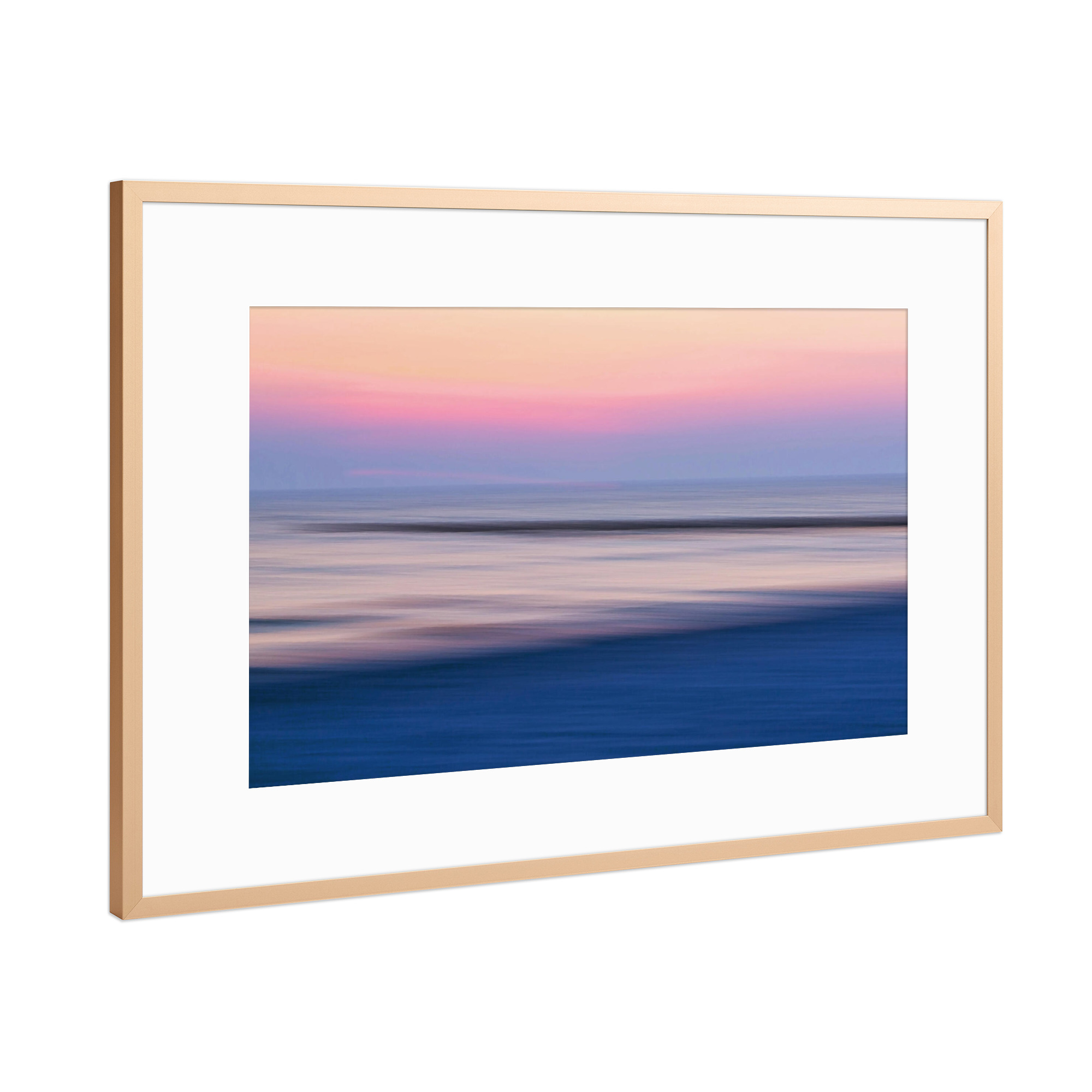 Poster mit Rahmen Kupfer "Kraft der Farben" artboxONE - Reise / Strand und Meer
