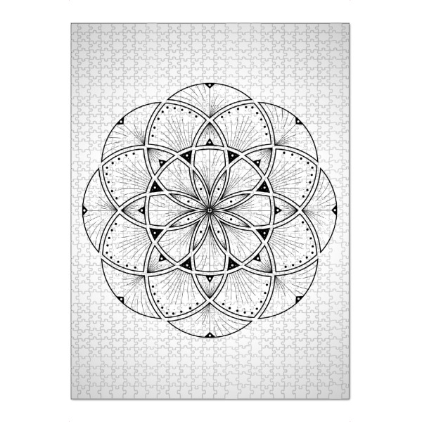 Puzzle Ravensburger "Mandala Dash N' Dot" artboxONE - Abstrakt,Geometrie