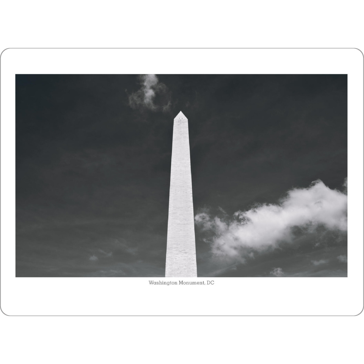 Tischset "Das Washington Monument" artboxONE - Reise,Schwarzweiß,Reise / Länder,Städte / Washington