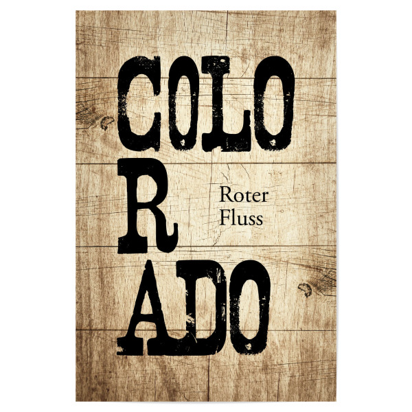 Poster "Colorado Schild" artboxONE - Typografie,Reise,Reise / Länder