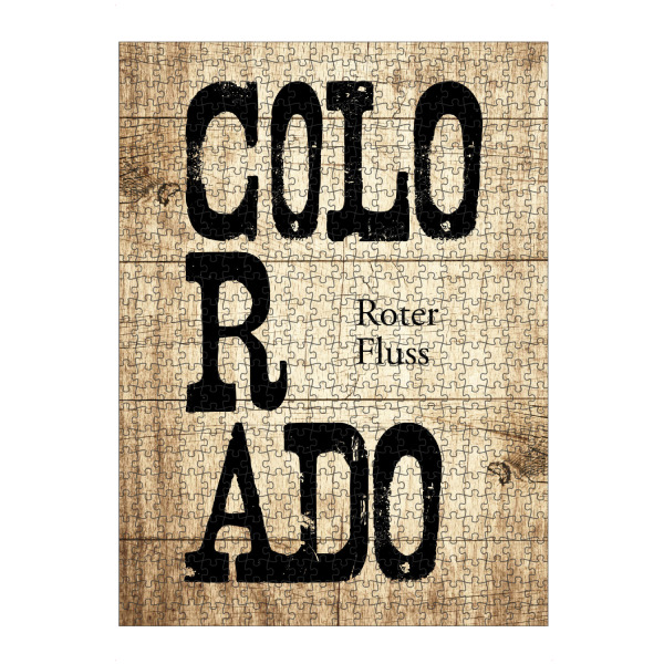 artboxONE Puzzle "Colorado Schild" artboxONE - Typografie,Reise,Reise / Länder