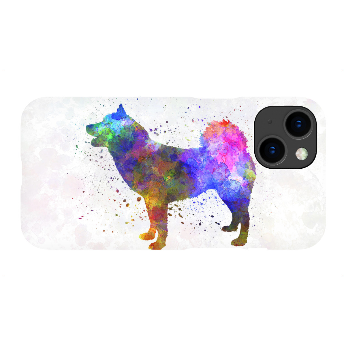 "Greenland Dog in watercolor"für iPhone - Premium-Case Handyhülle artboxONE