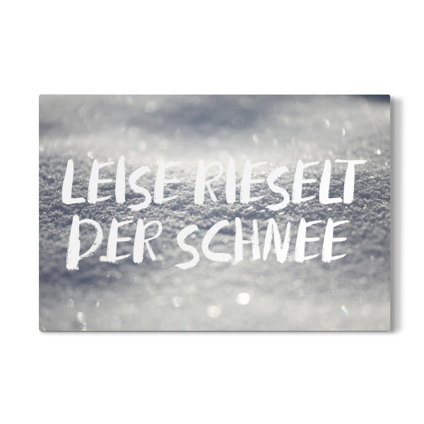 Galerie-Print "Leise rieselt der Schnee" 30x20 cm artboxONE