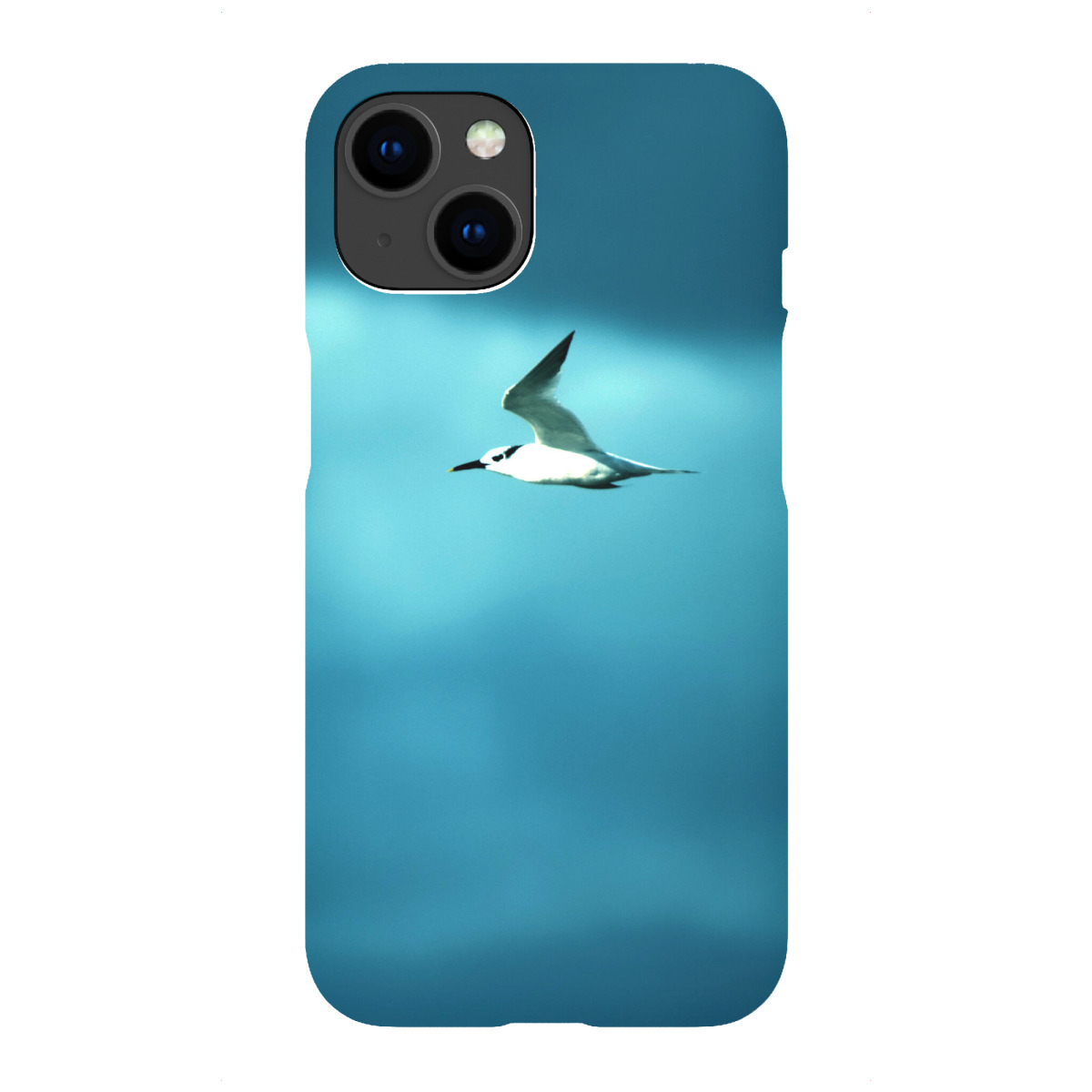 iPhone "Meeresvogel und Wolken" Premium-Case Handyhülle artboxONE